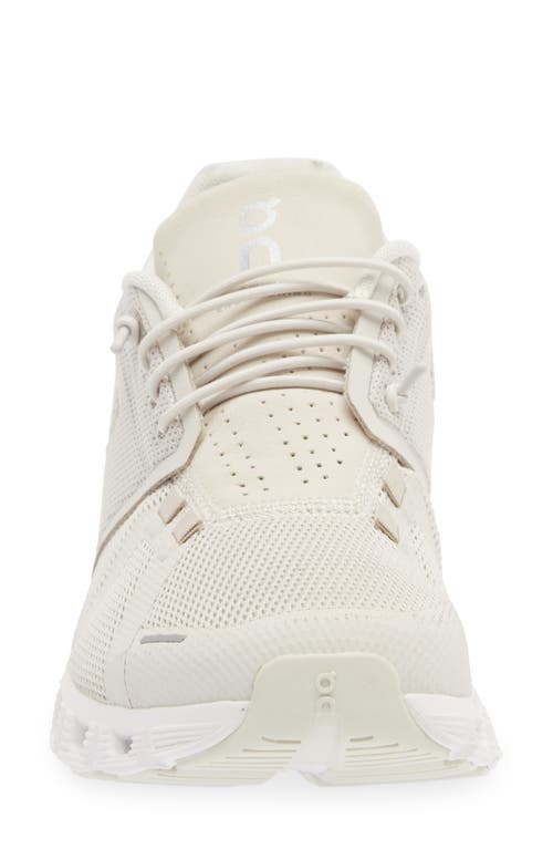 Shop On Cloud 5 Running Shoe In Pearl/white