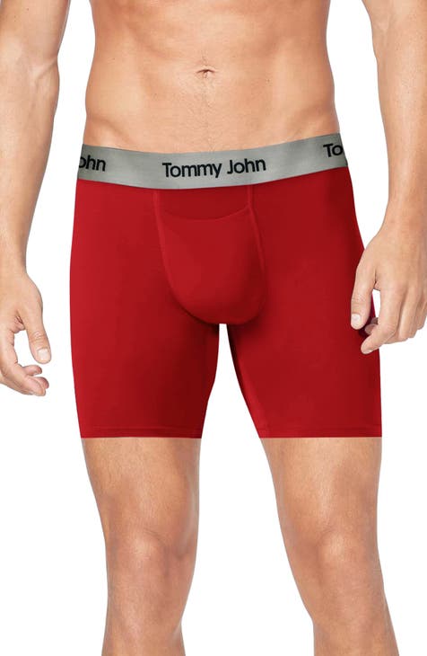 Red Mens Underwear Men'S Casual Draw Breathable Brief Comfortable  Underpants Nylon