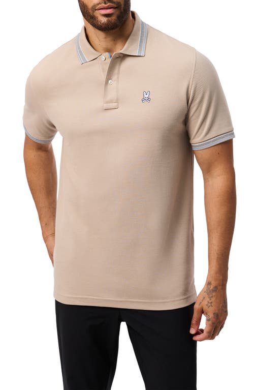 Psycho Bunny Rockport Pima Cotton Piqué Polo in Stone 