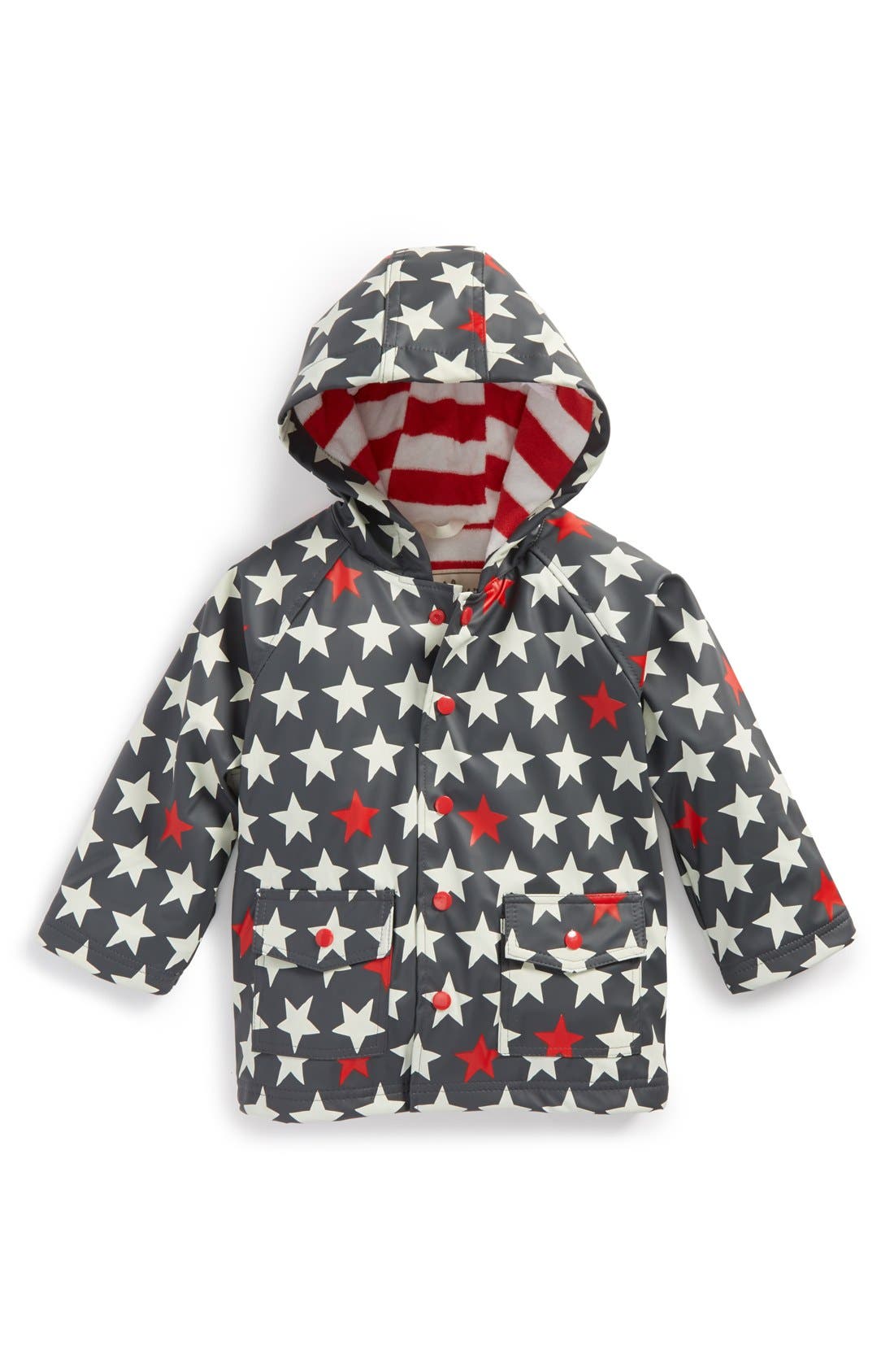 Hatley Bright Stars Print Waterproof Raincoat (Toddler Boys & Little