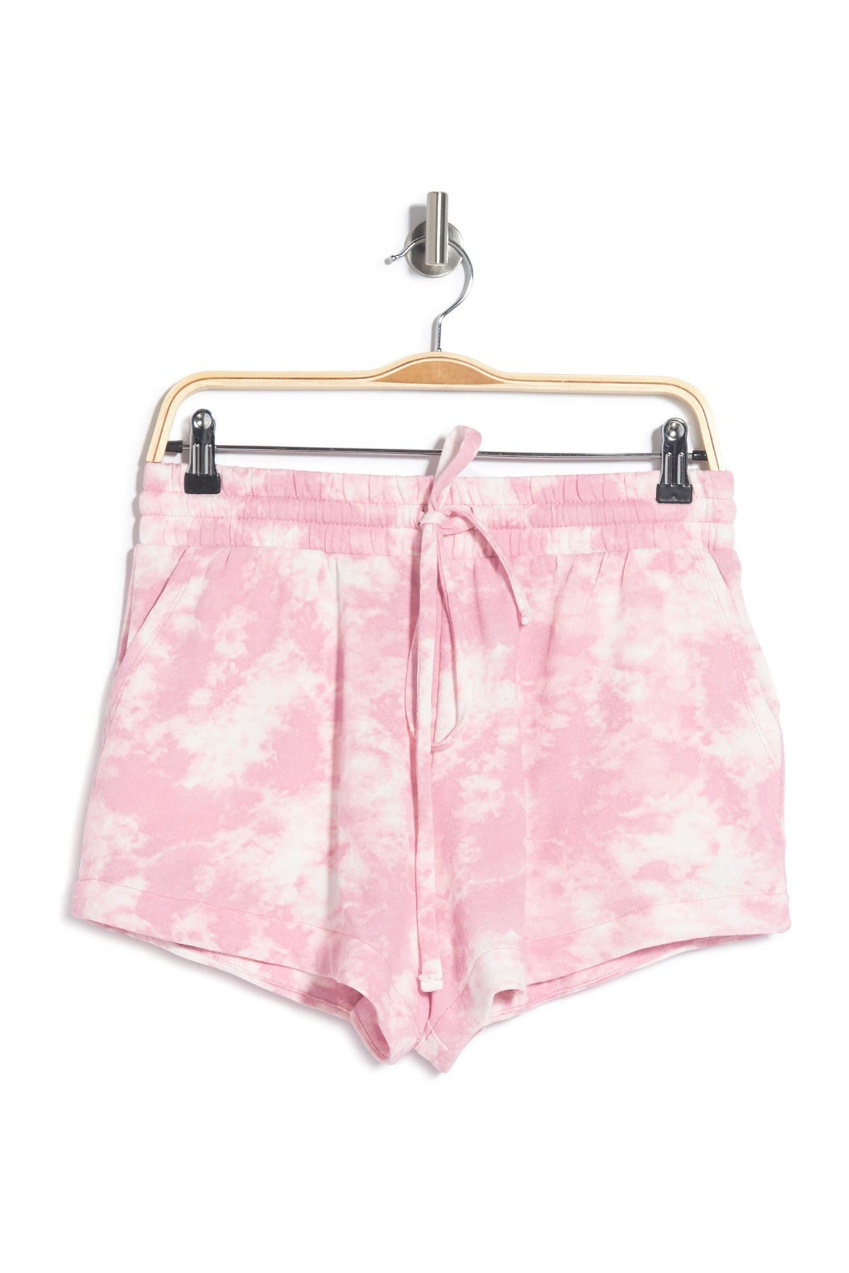 tie dye french terry shorts