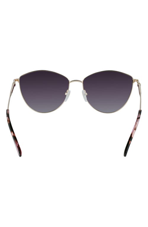 LONGCHAMP LONGCHAMP ROSEAU 58MM CAT EYE SUNGLASSES