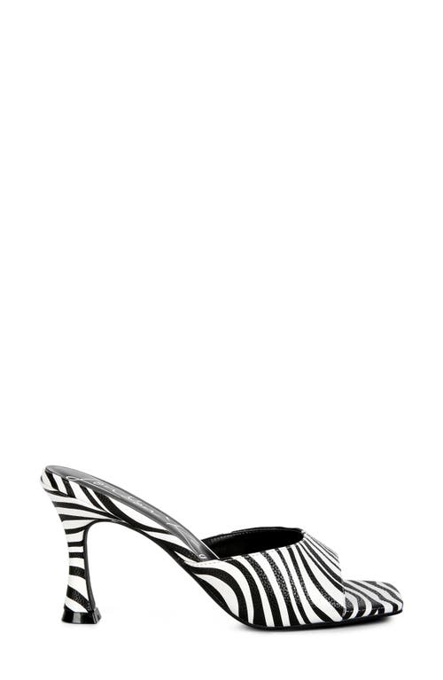 London Rag Roblux Mid Heel Sandals In Black