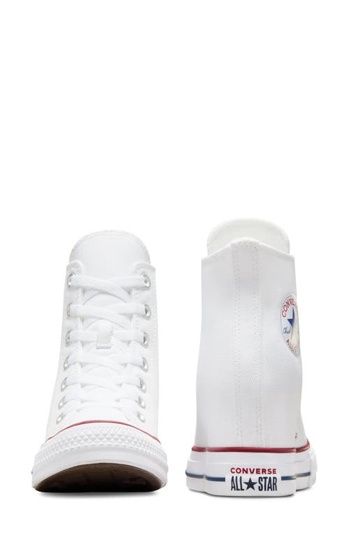 Shop Converse Chuck Taylor® All Star® Wedge Platform High Top Sneaker In White/red/navy