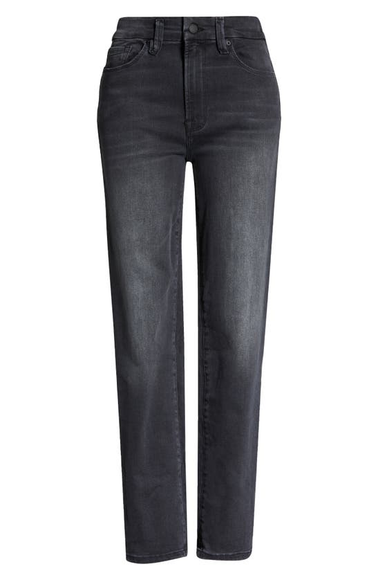 Good American Always Fits Good Straight High Waist Straight Leg Jeans In Black253