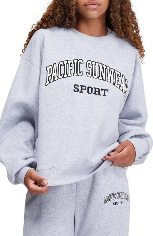 PacSun Pac Sport Sweatshirt in Heather Grey
