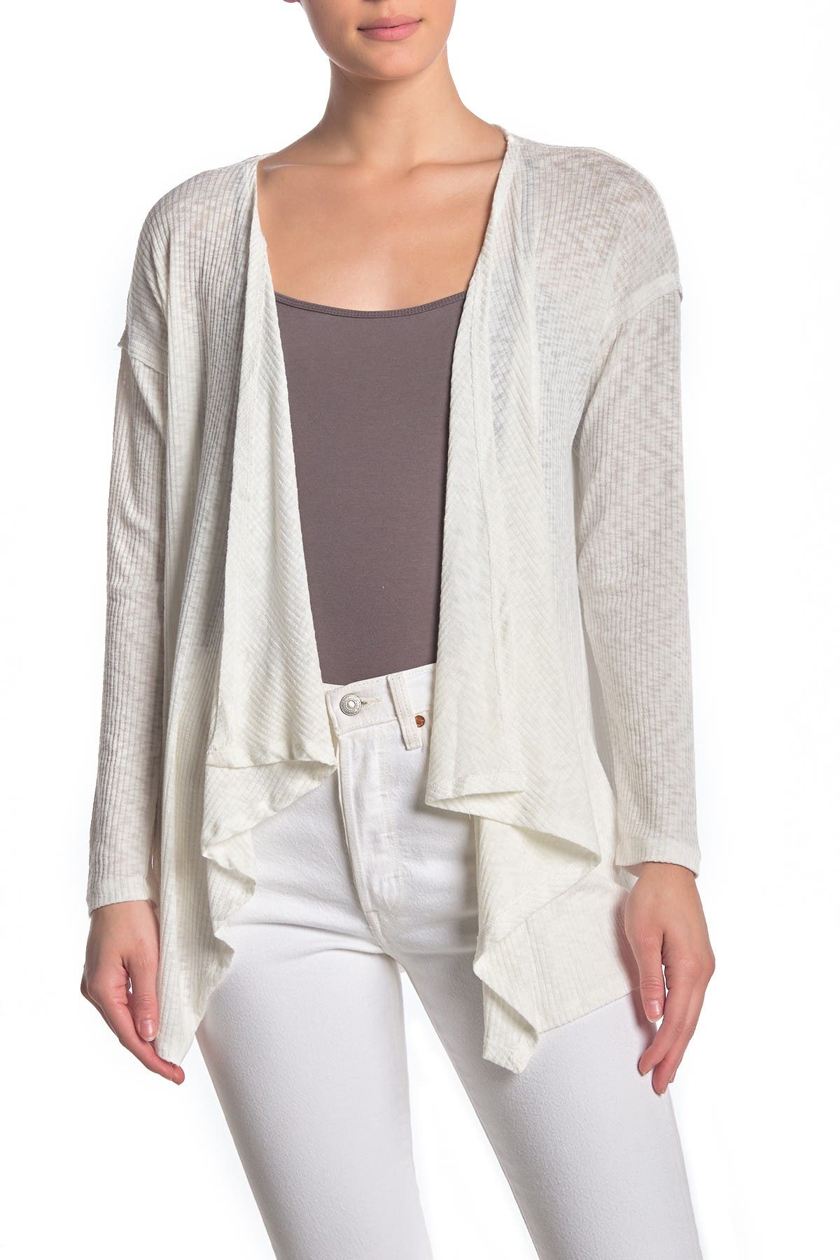 bobeau waterfall cardigan