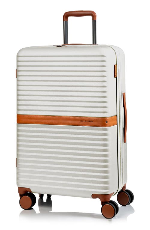 Champs Vintage Ii 24-inch Hardside Spinner Packing Case In Ivory