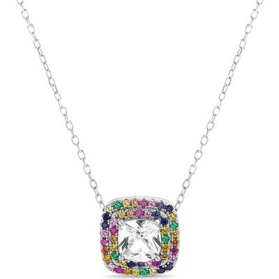 Lesa Michele Cubic Zirconia Pendant Necklace