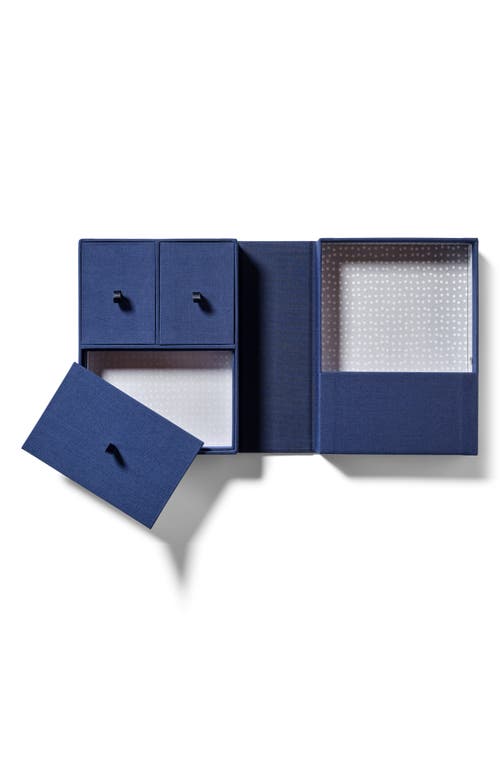 Savor Story Vault Keepsake Box In Blue/ Neutral