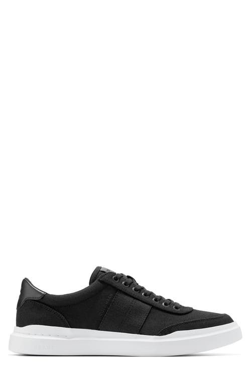Shop Cole Haan Grandpro Rally Canvas Court Ii Sneaker In Black/optic White