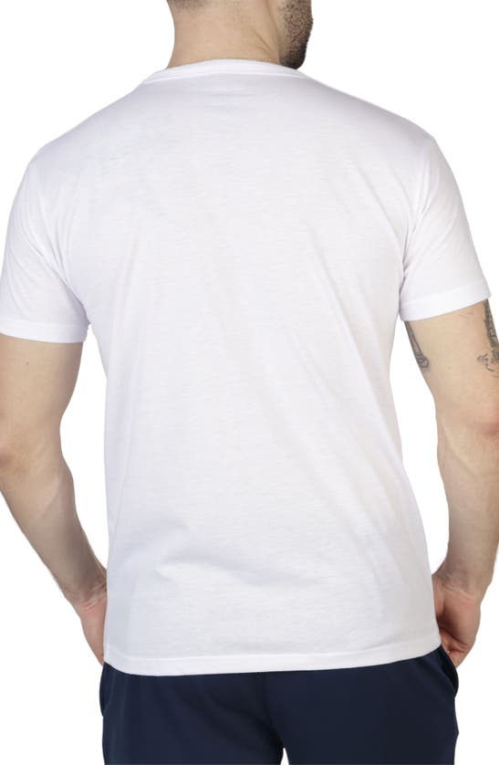 Shop Tailorbyrd Logo Crewneck T-shirt In White