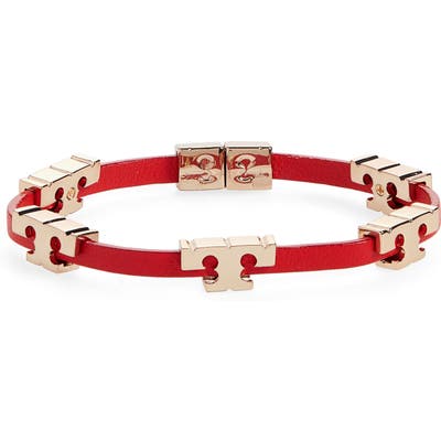 Tory Burch T-Logo Single Wrap Bracelet