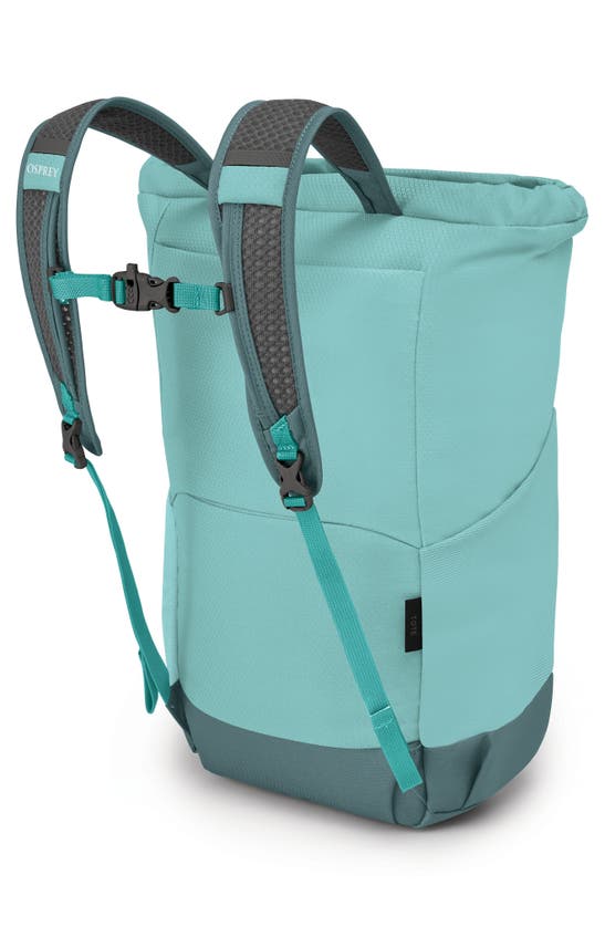 Shop Osprey Daylite Water Repellent Tote Pack In Jetstream Blue/ Cascade Blue
