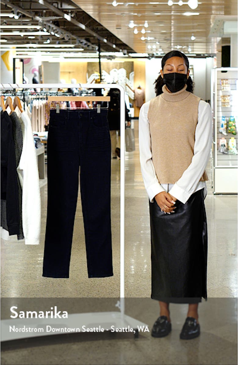 PAIGE Cindy Ultra High Waist Straight Leg Jeans Nordstromrack