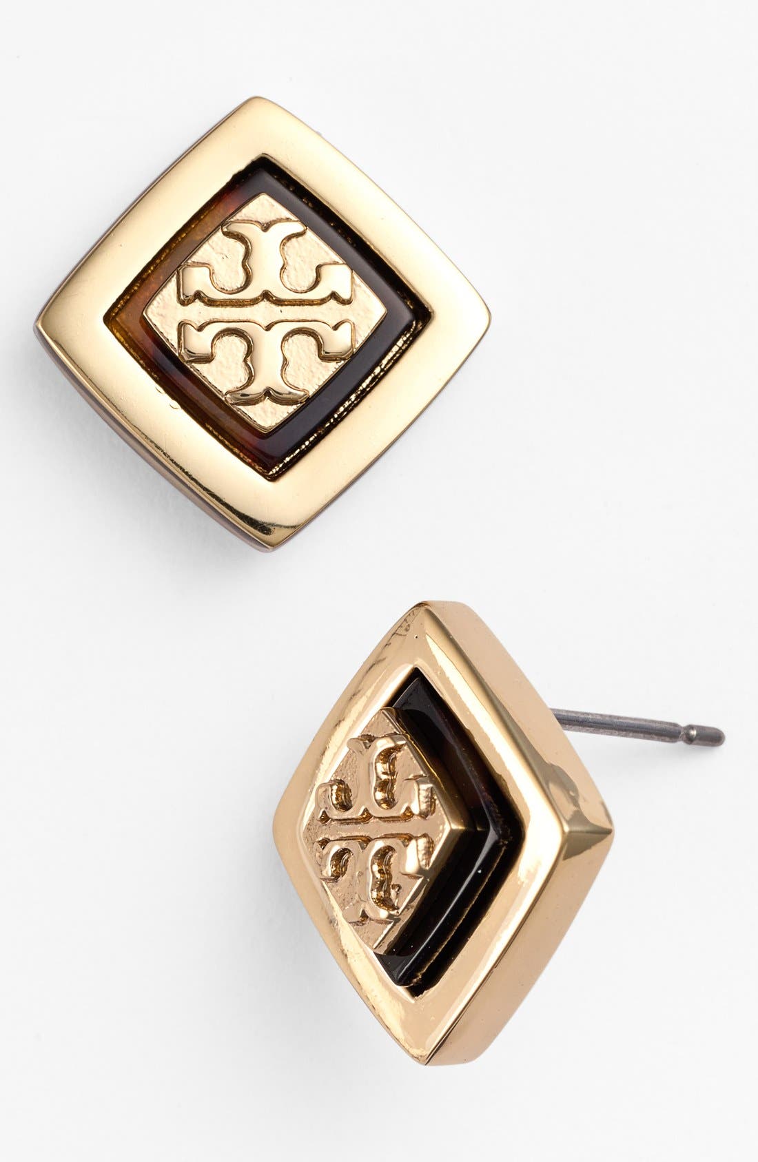 Tory Burch 'McCoy' Logo Stud Earrings Nordstrom