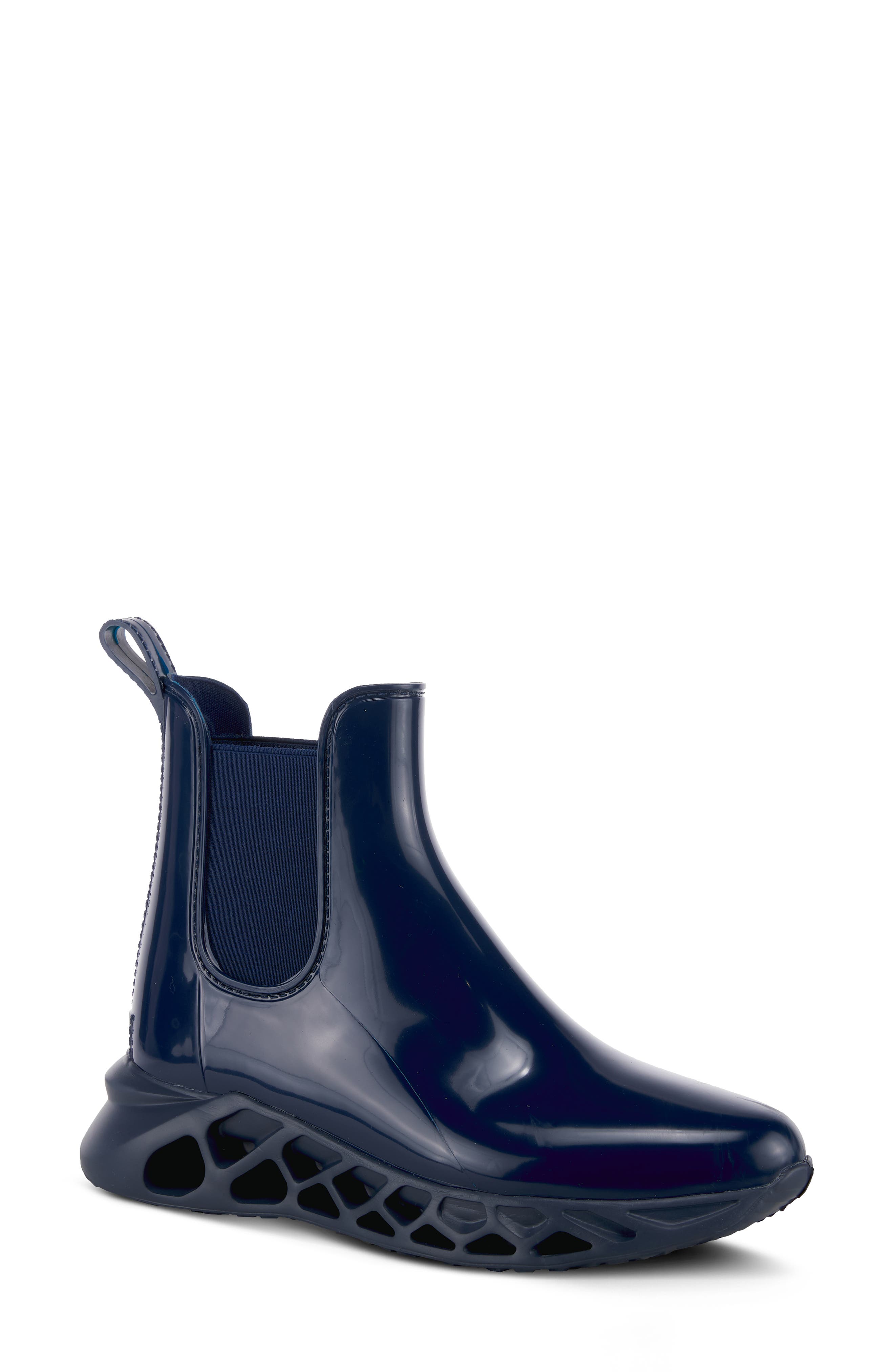 blue chelsea boots womens