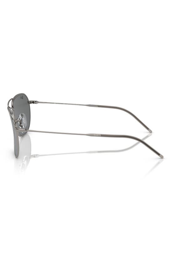 Ray Ban Caravan Reverse 58mm Square Sunglasses In Gunmetal