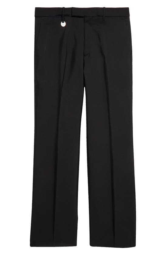 Burberry Tailored Wool & Silk Pants In Black