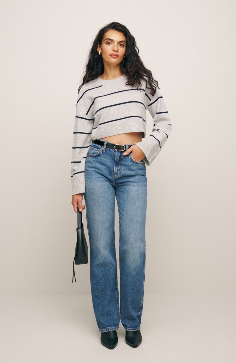 Reformation Paloma Recycled Cashmere Blend Crop Sweater | Nordstrom