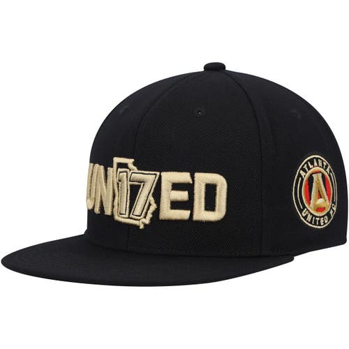 UPC 197507002191 product image for Men's Mitchell & Ness Black Atlanta United FC We Are The A Snapback Hat at Nords | upcitemdb.com