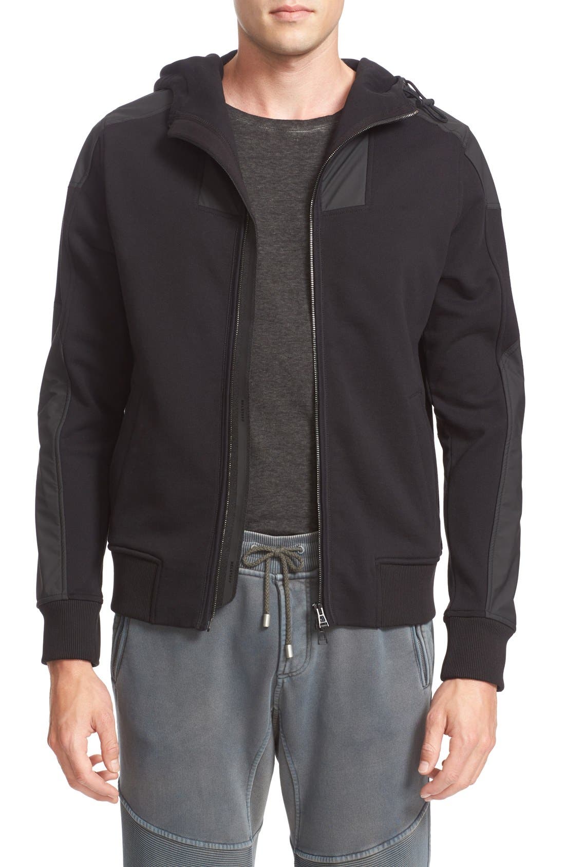 belstaff zip hoodie