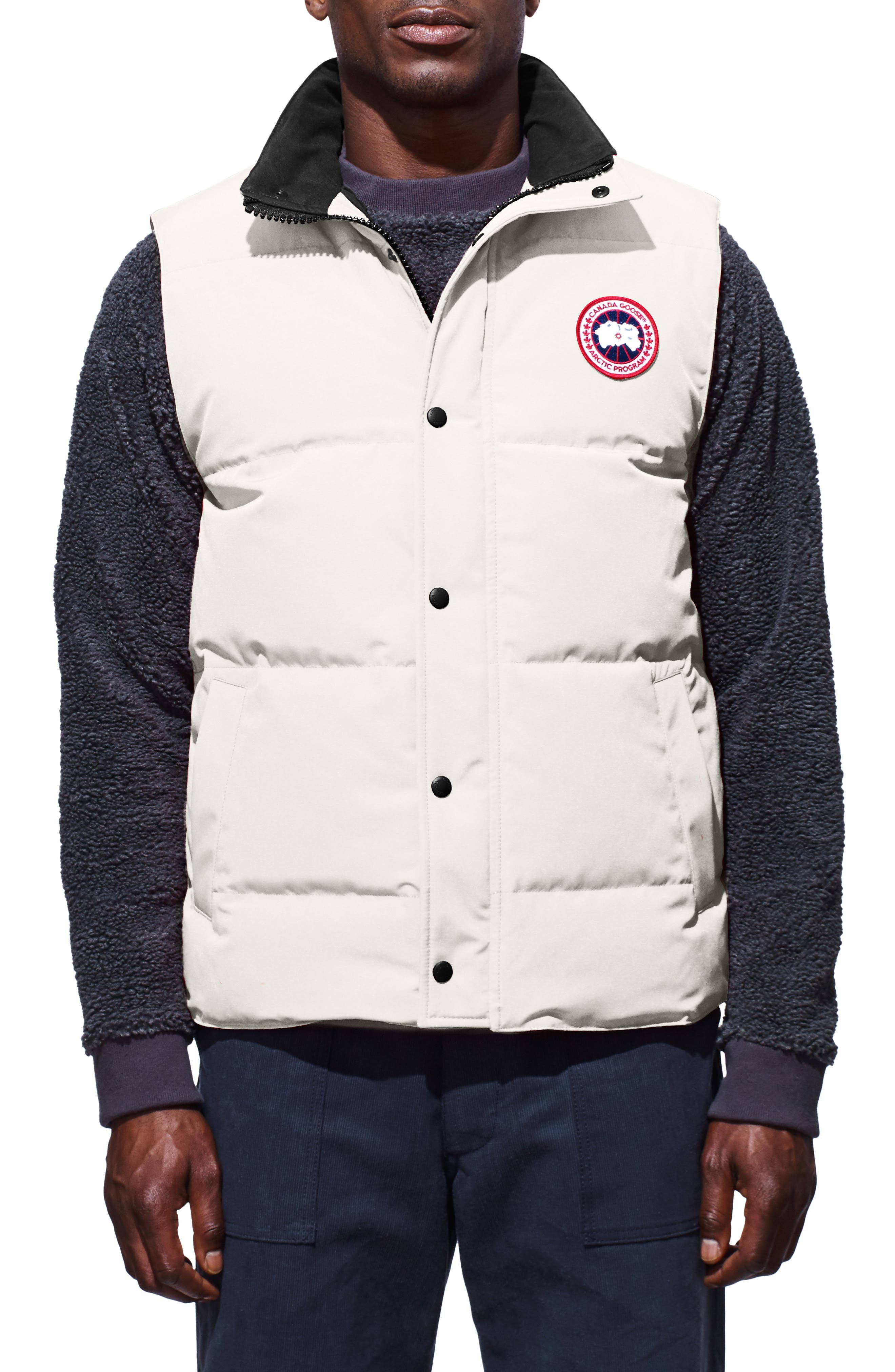 garson regular fit quilted down vest