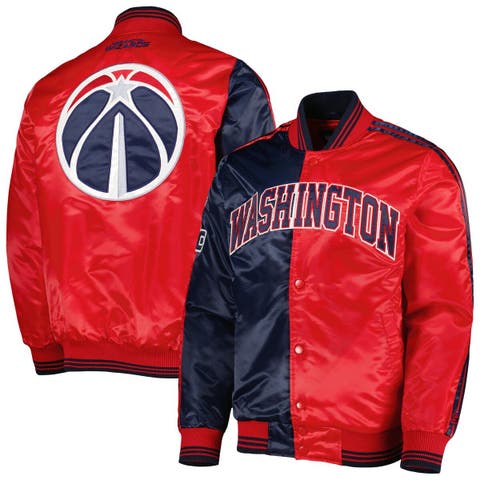 Mitchell and Ness Philadelphia 76ers Mens Blue Satin Jacket Light