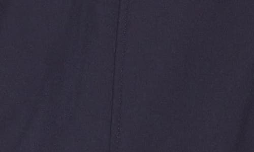 Shop Calvin Klein Flextech Faux Shearling Lined Hooded Jacket In Blue