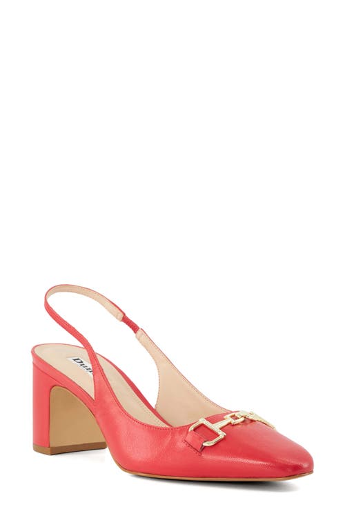 Shop Dune London Detailed Slingback Pump In Red