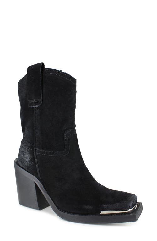 Shop Zigi Joshi Western Boot In Black Suede