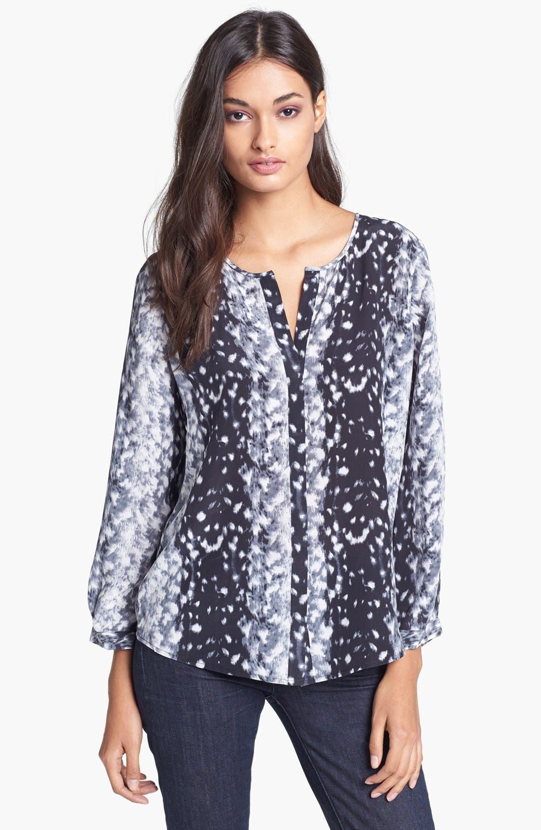 Joie 'Purine' Print Silk Blouse | Nordstrom