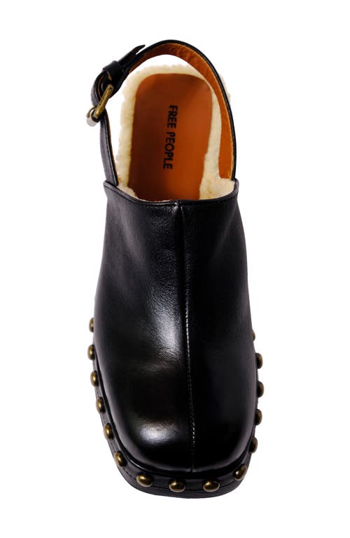 Shop Free People Autumn Studded Slingback Platform Clog In Black