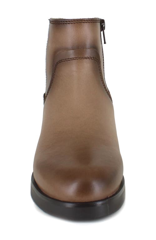 Shop National Comfort Esmeralda Water Resistant Ankle Boot In Taupe Leather