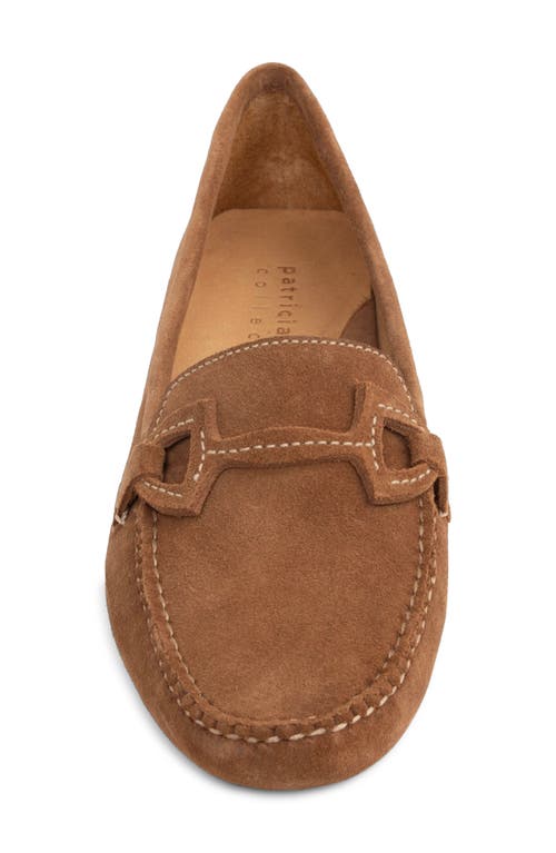 Shop Patricia Green Jane Bit Loafer In Cognac Suede