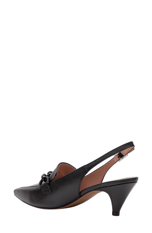 Linea Paolo Cassie Slingback Pump In Black