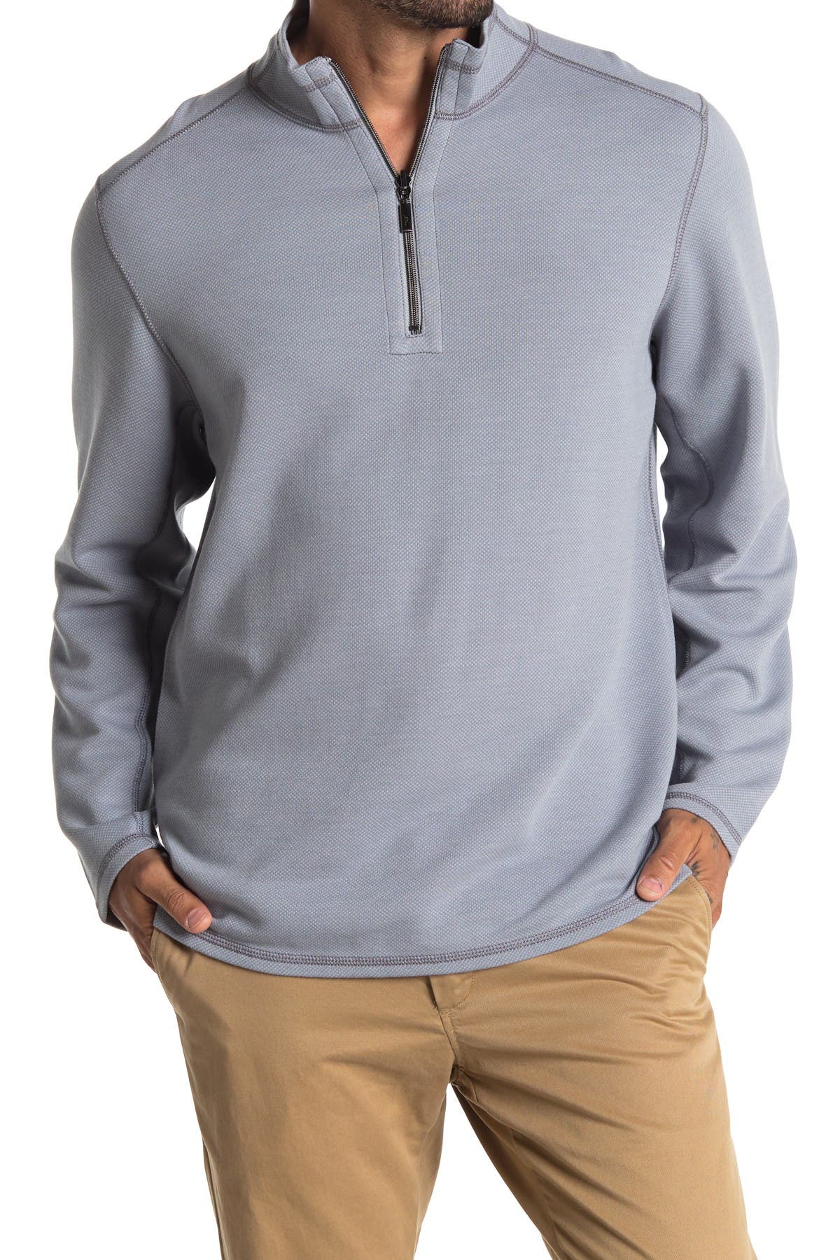 Tommy Bahama Heathered Half Zip Pullover Hautelook