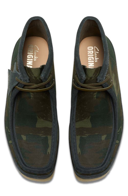 Shop Clarksr Clarks(r) Wallabee Chukka Boot In Green Camouflage