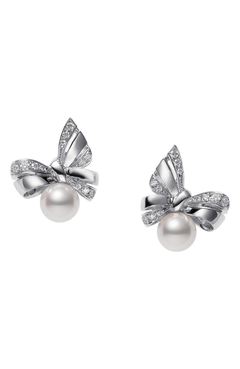 Mikimoto pearl earrings nordstrom Clearance