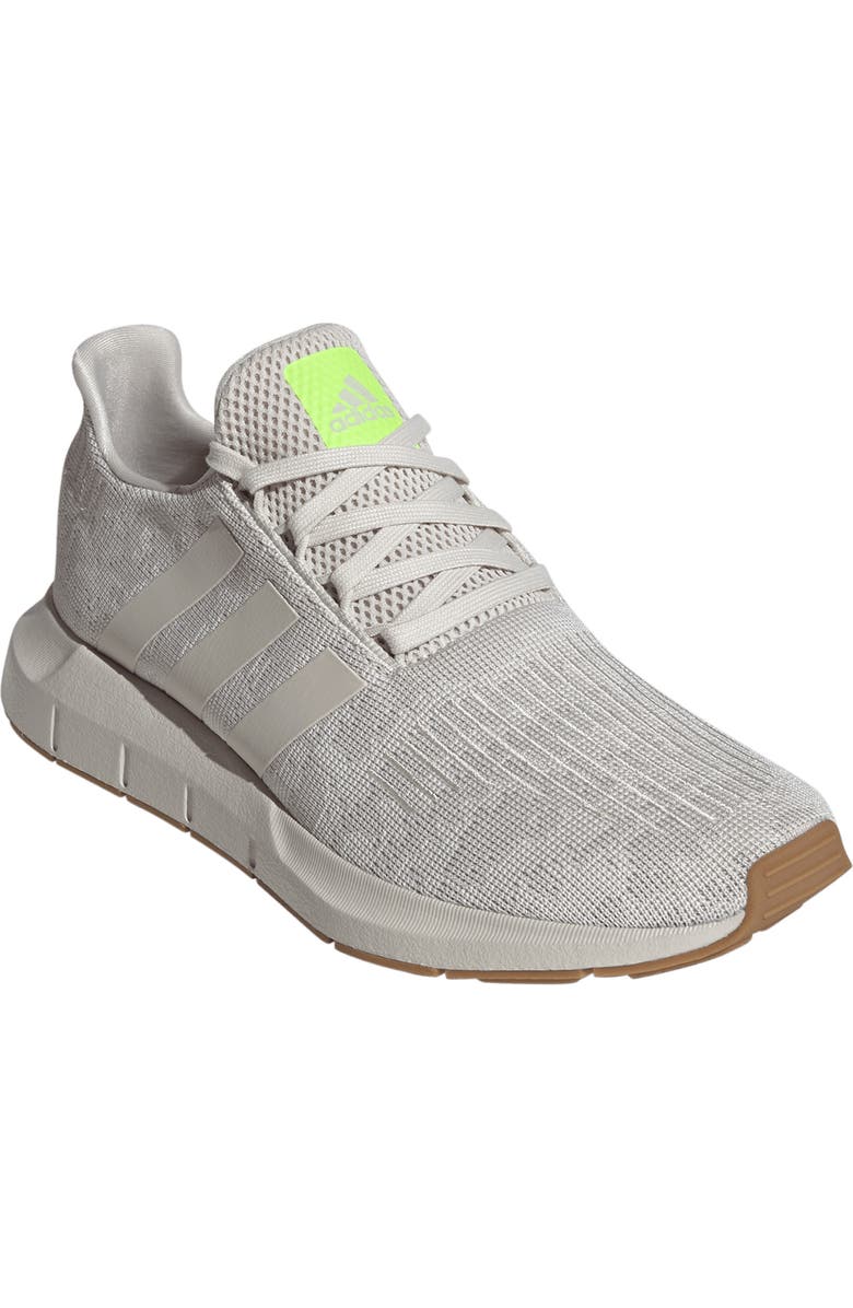 adidas Swift Run Sneaker, Main, color, Alumina/Alumina/Lucid Lemon