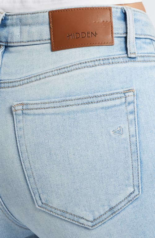HIDDEN JEANS HIDDEN JEANS RIPPED STRAIGHT LEG JEANS
