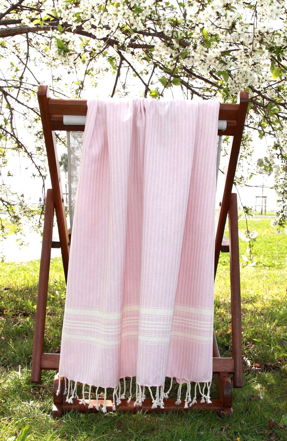 Linum Home Textiles 'Luxe Herringbone' Turkish Pestemal Towel Nordstrom