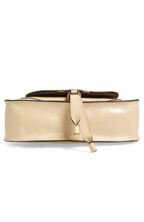Chloé Small Marcie Leather Satchel In Sweet Beige