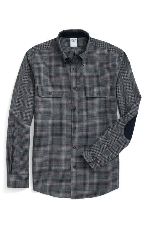 Brooks Brothers Flannel Button-Down Shirt in Greyglen 