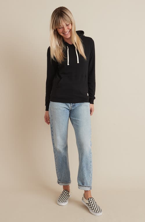 Marine Layer Pullover Hoodie In Black