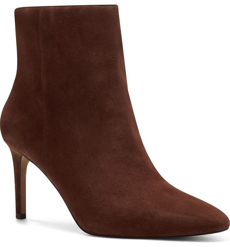 VINCE CAMUTO Allost Pointed Toe Boot, Main, color, DARK BROWN