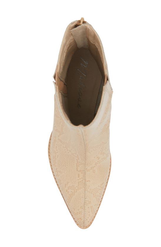 Matisse Annabelle Pointed Toe Western Boot In Natural Snake | ModeSens