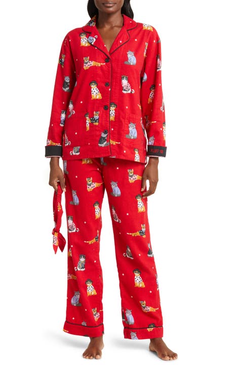Dreamgirl Soft Rib Knit Jersey Two-Piece Sleepwear Pajama Set