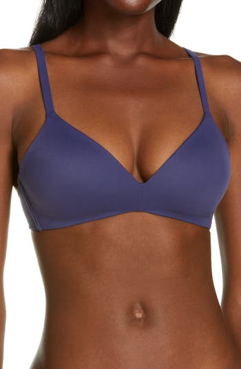 Wacoal 36DD How Perfect Wire Free T-Shirt Bra 852189 Eclipse Navy