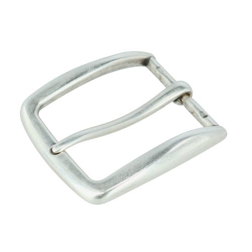Trafalgar 40mm Classy Single Pronged Solid Brass Harness Belt Buckle In Antique Silver